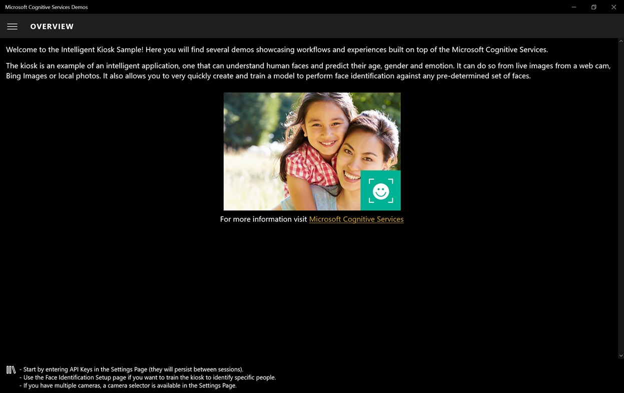 #1. Cognitive Services Demos (Windows) 由: Hollis Yao（尧敏华）