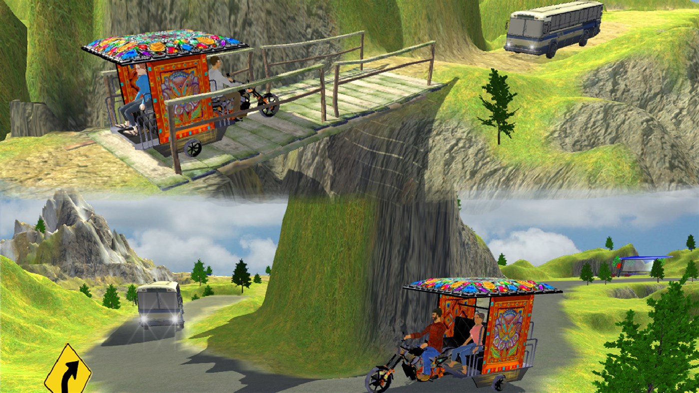 #5. Real Tuk Tuk Rickshaw Driver 2017 : Chingchi Rickshaw Game (Windows) 由: Big Bytes Games