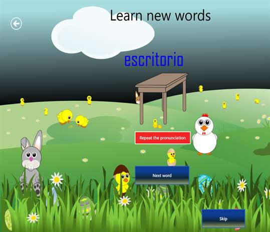 Learn Spanish Memory Game screenshot 3