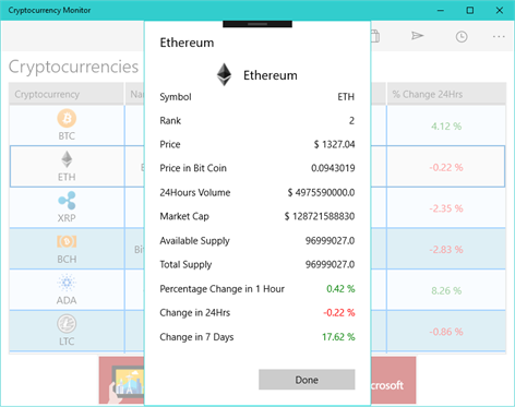 Cryptocurrency Tracker Screenshots 2