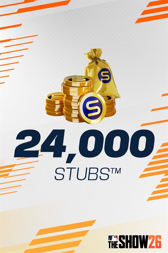 Stubs (24,000) for MLB The Show 26 Xbox Series X|S and Xbox One cover art