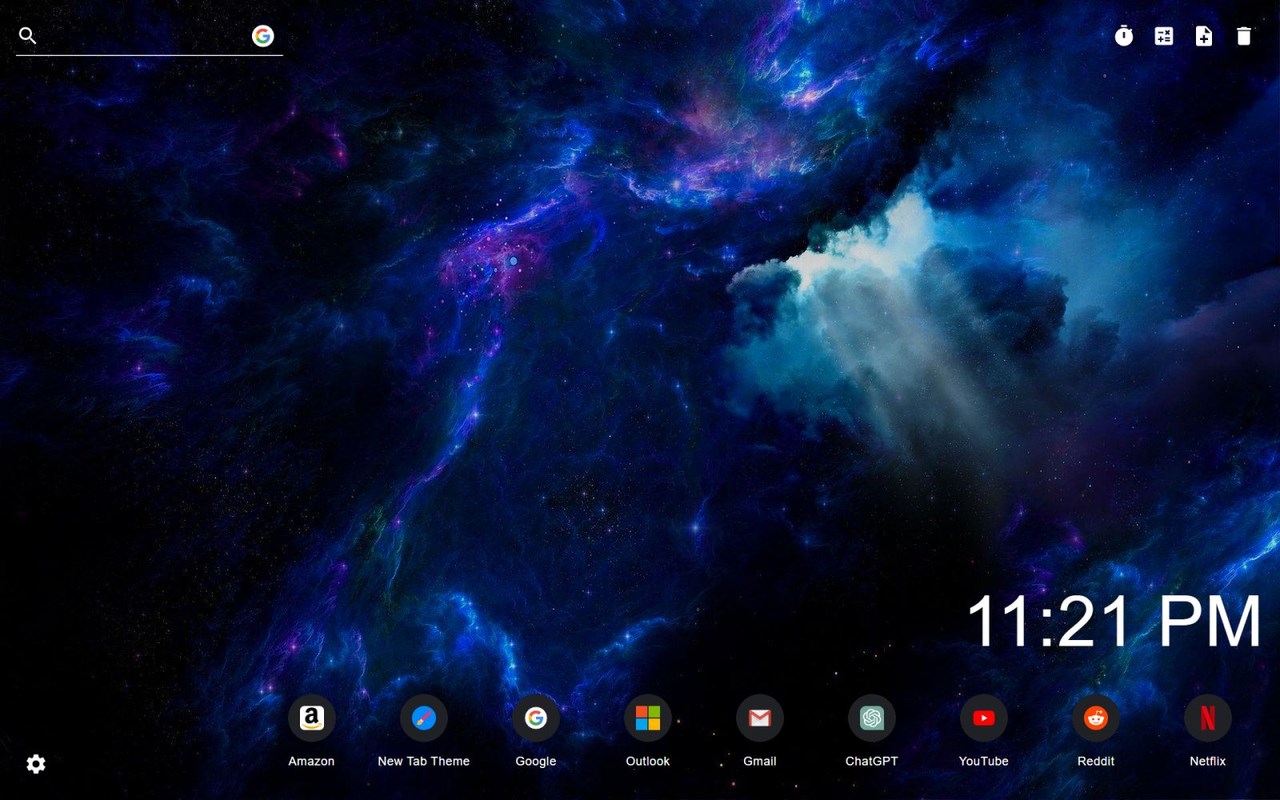 Outer Space Wallpaper New Tab