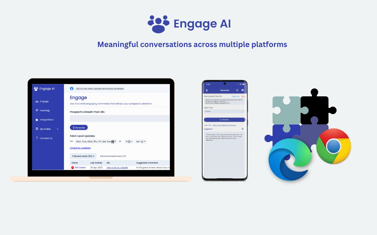 Engage AI - Comment AI for Social Networks