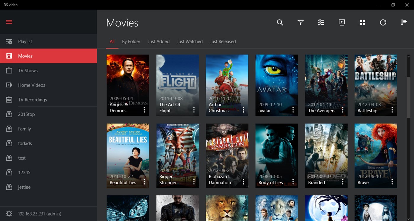 #1. DS video (Windows) De: Synology Inc.