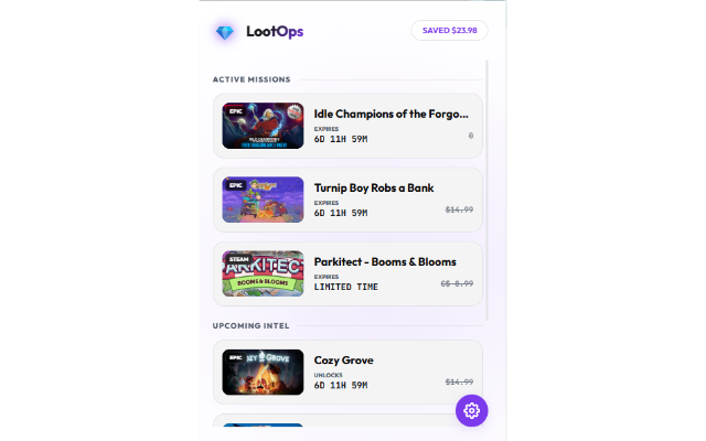 LootOps: Epic & Steam Games