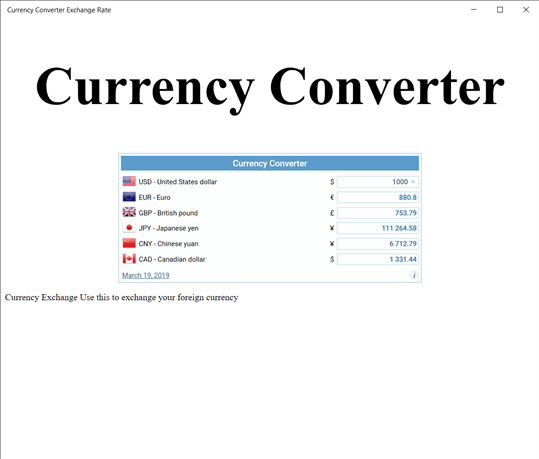 Currency Converter Exchange Rate screenshot 2