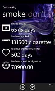Quit smoking screenshot 1