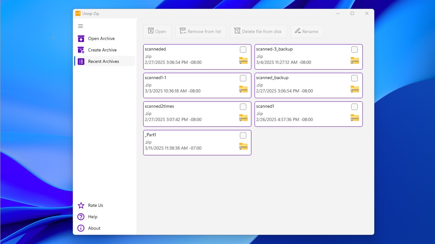 #6. Unzip-Zip (Windows) Oleh: File Format Apps