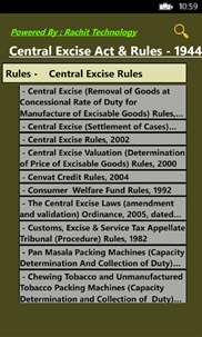 Central Excise Act & Rules - 1944 screenshot 4