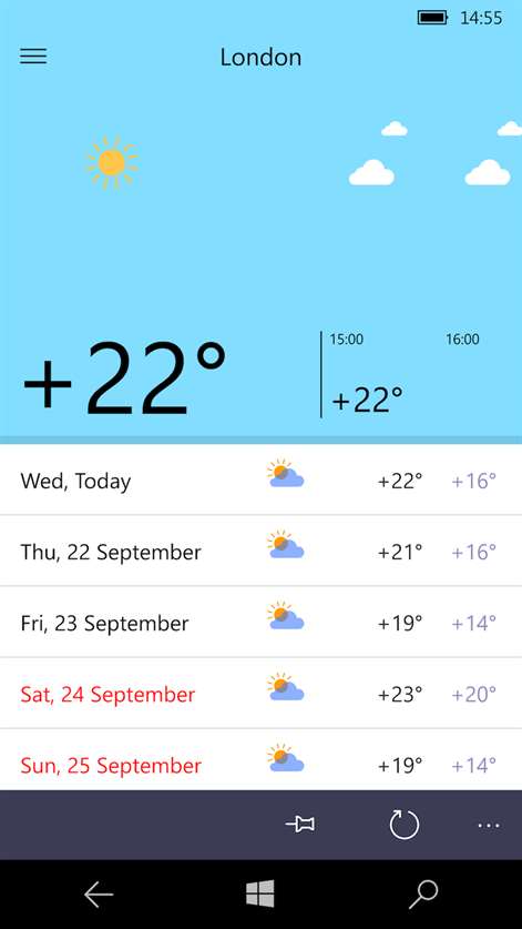 Yandex.Weather Screenshots 1