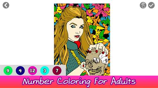 Vampires Color By Number- Horror Sandbox Coloring Book screenshot 3
