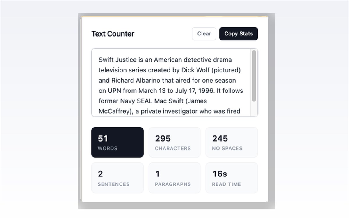 Text Counter - Word & Character Count