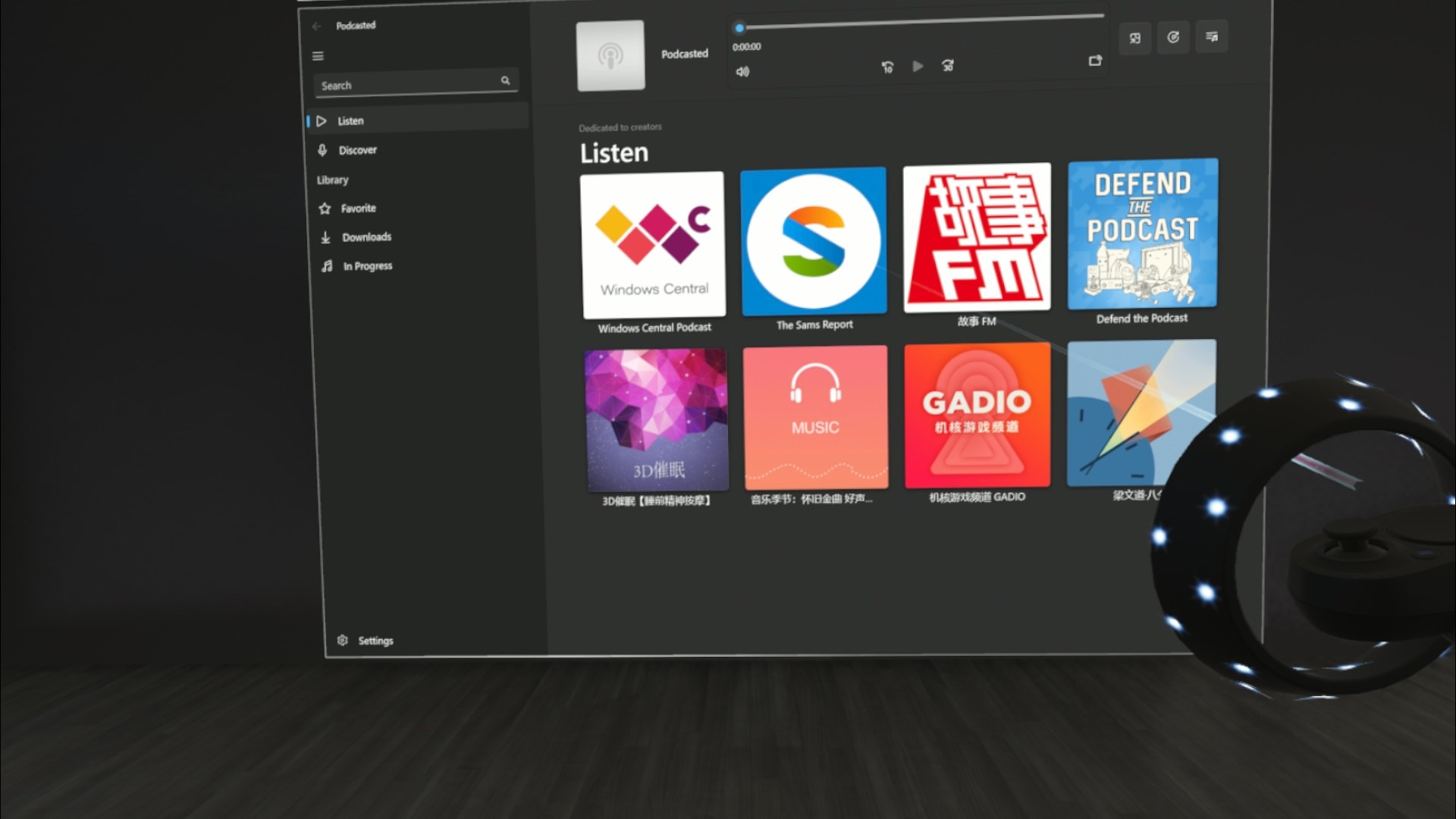 Podcasted screenshot