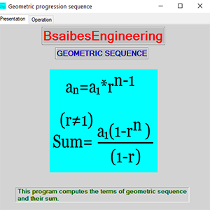 GEOMETRIC SEQUENCE