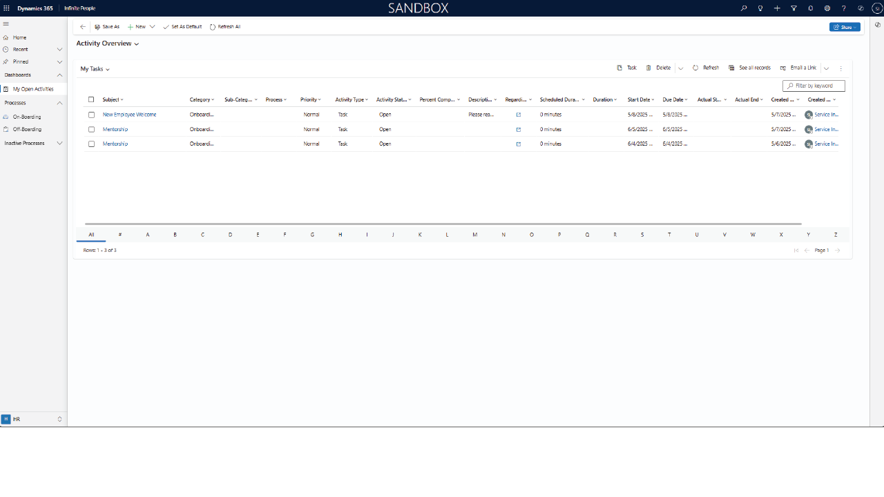 Snapshot 1 of Infinite People-Smart Talent Onboarding and Offboarding