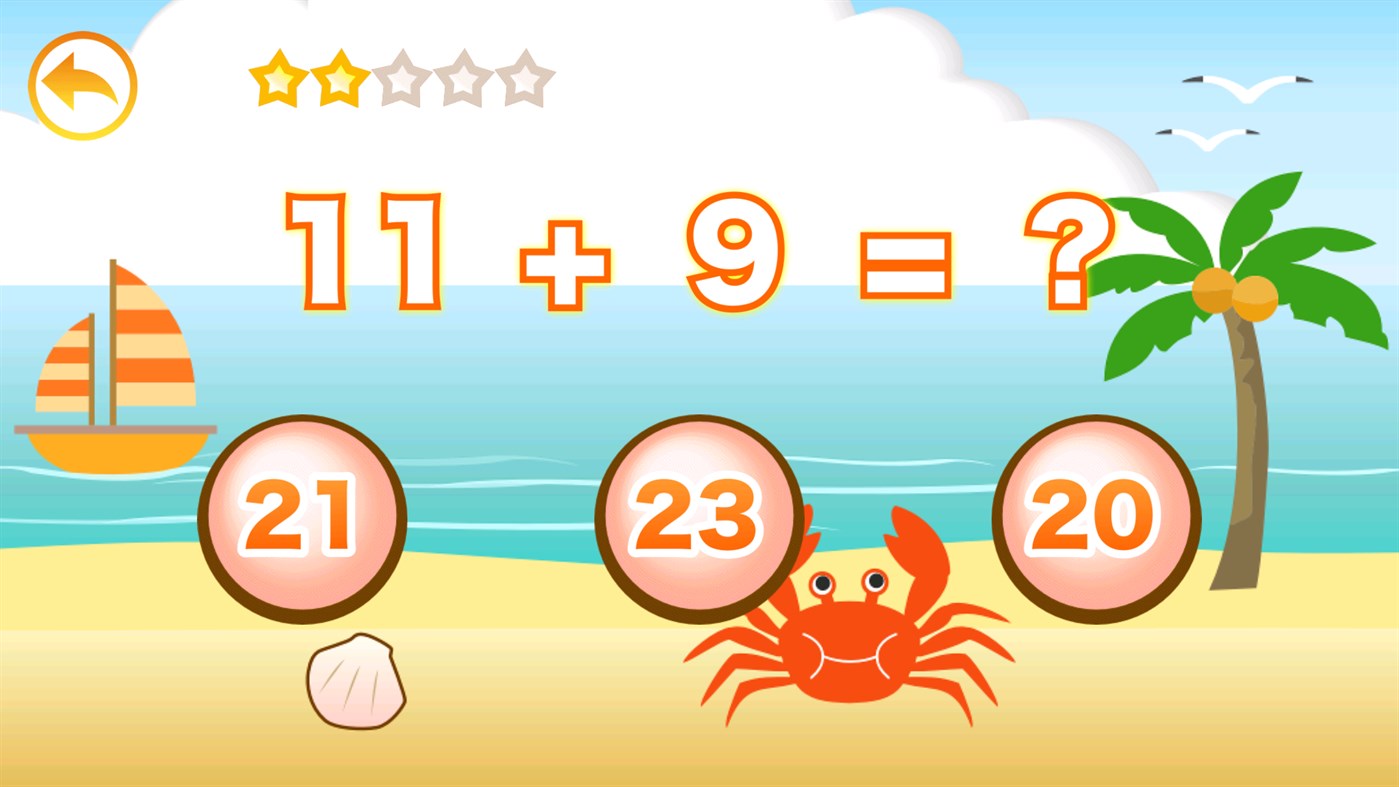 #5. Math for kids! 1st grade additions and subtractions (Windows) By: Makorino