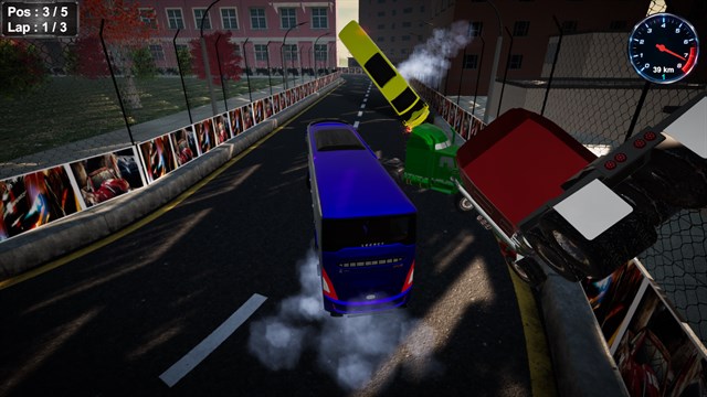 Bus VS Truck Racing - Multiplayer 1v1 screenshot 1