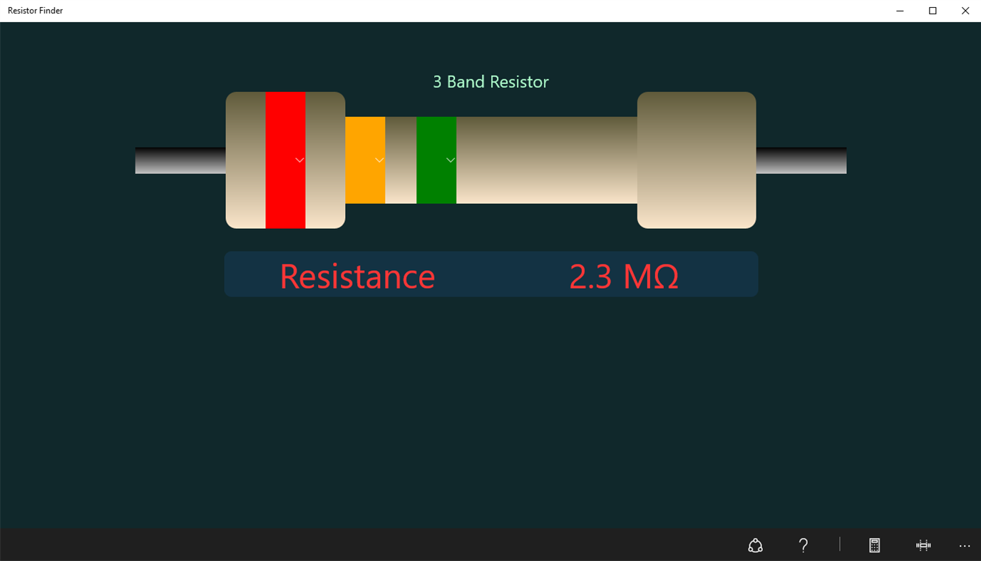 #4. Resistor Finder (Windows) 由: I.Alimpertis