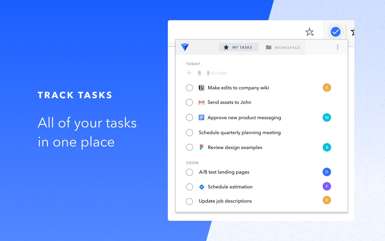 Workona Tasks - Todo list & project manager