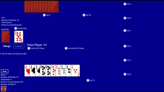 Ten Pennies Card Game screenshot 3