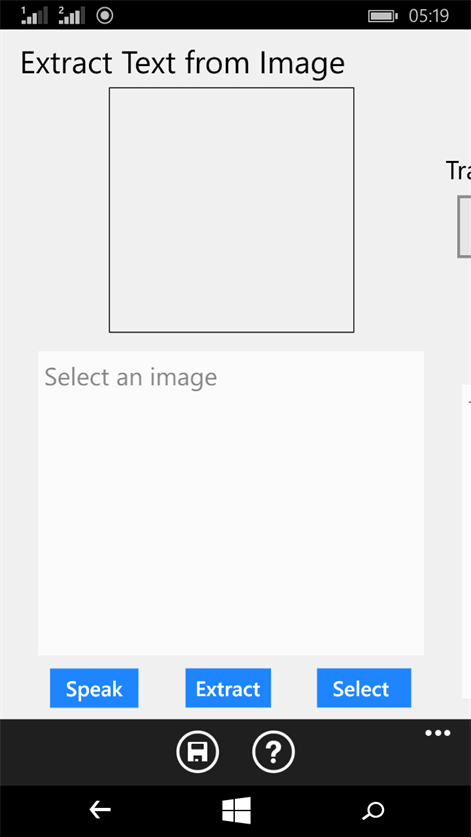 Extract text from image Screenshots 1