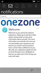 OneZone screenshot 2