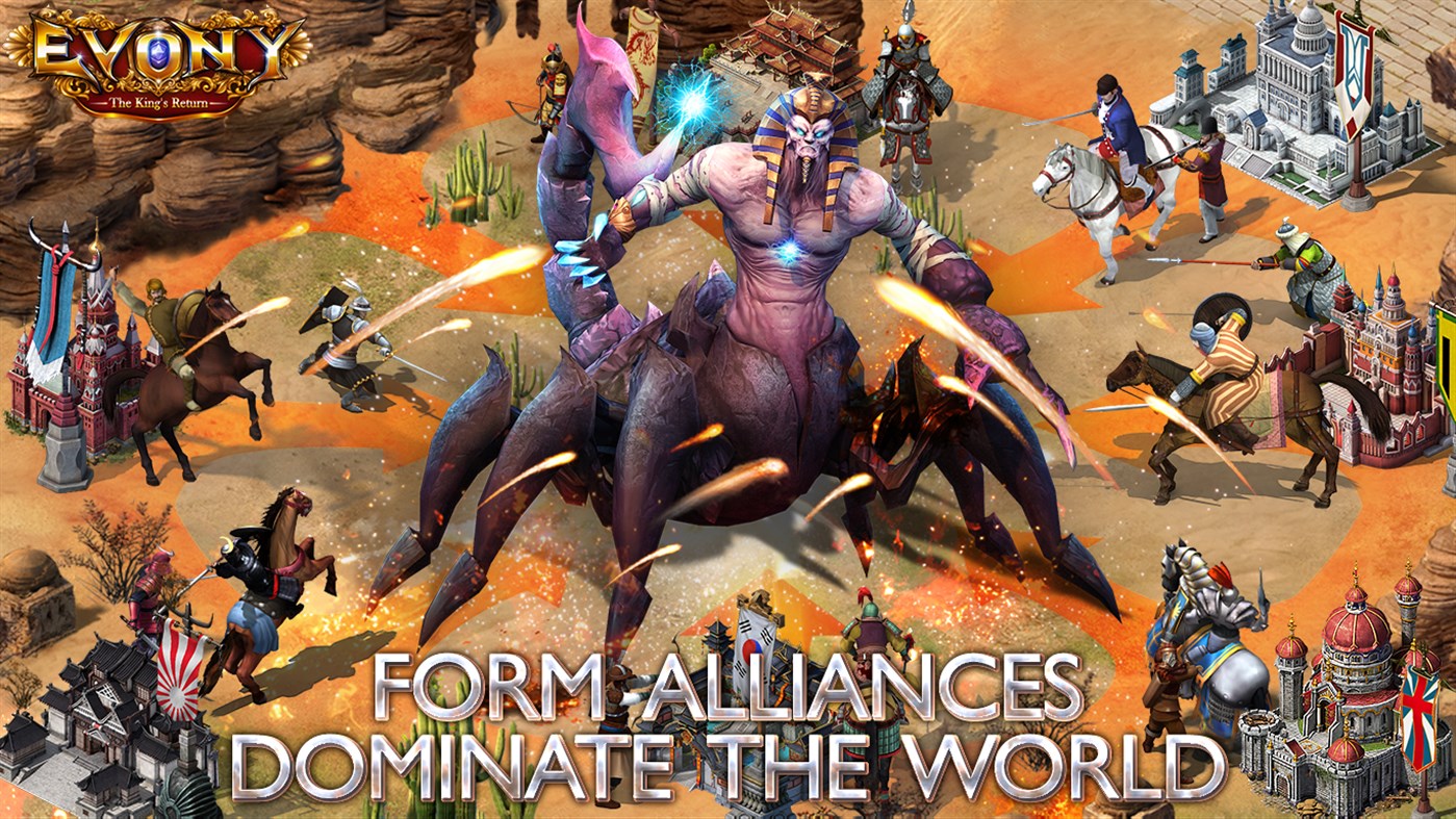 #3. Evony: The King's Return (Windows) โดย: MIRACLE GAMES INC.