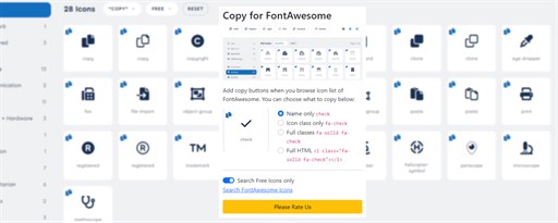 Copy for FontAwesome marquee promo image