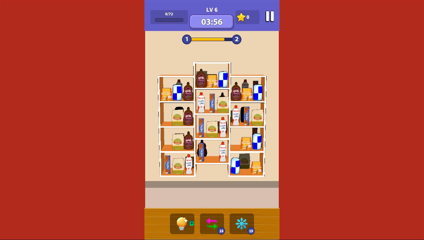 #6. Goods Sort : Supermarket (Windows) Podle: Sami Game Studio