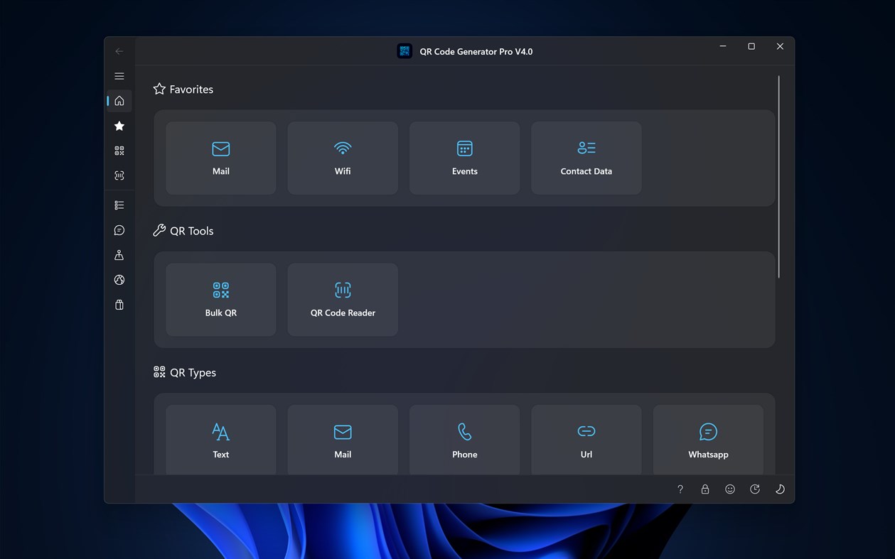#1. QR Code Generator Pro (Windows) By: Aadhil RF