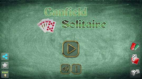 Classic Canfield Solitaire screenshot 1