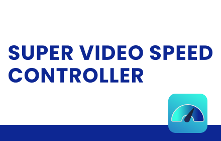 Super Video Speed Controller small promo image