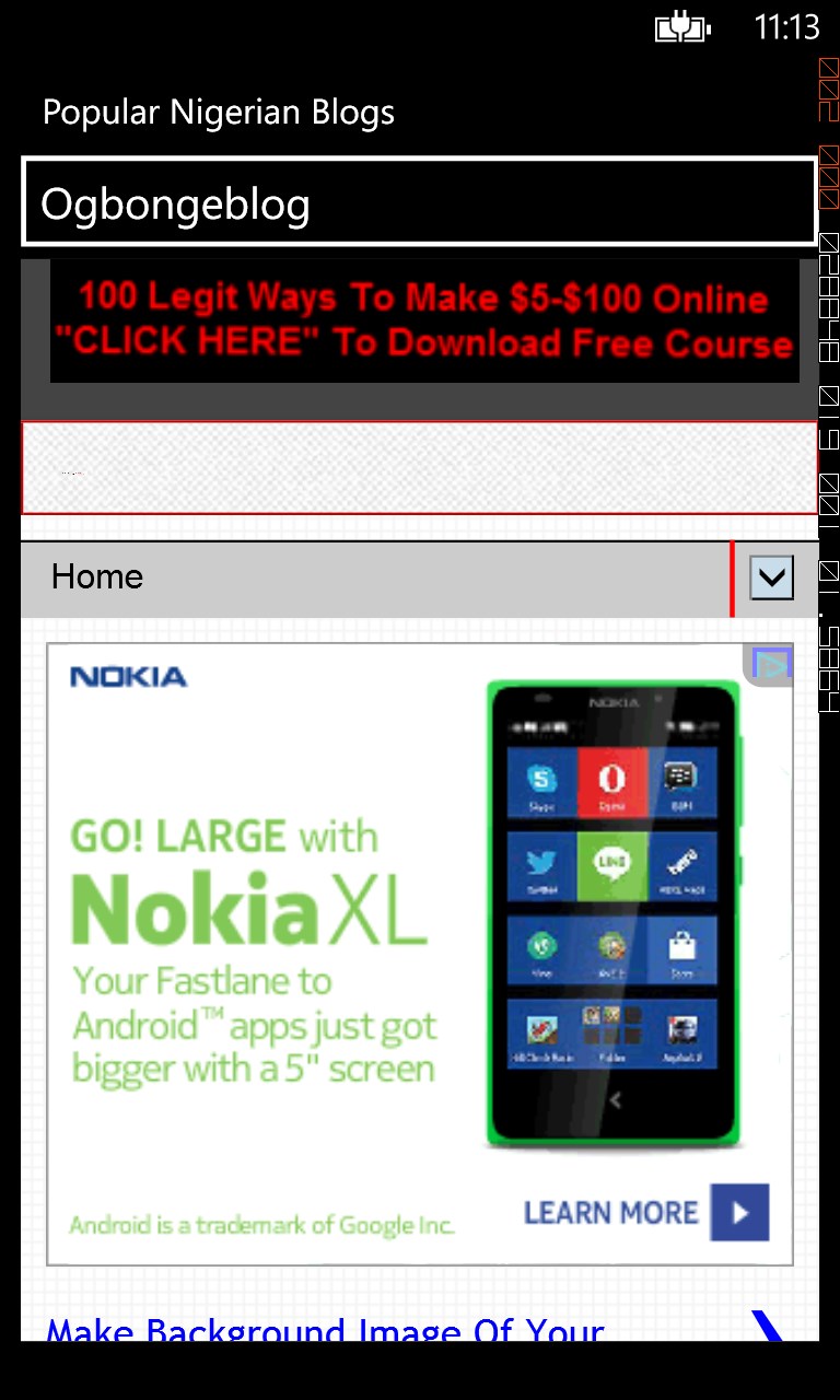 Captura de Pantalla 7 Popular Nigerian Blogs windows
