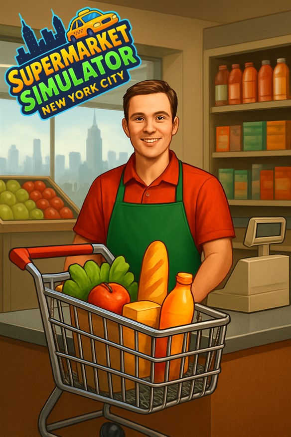 Supermarket Simulator New York City Xbox Series X|S and Xbox One cover art