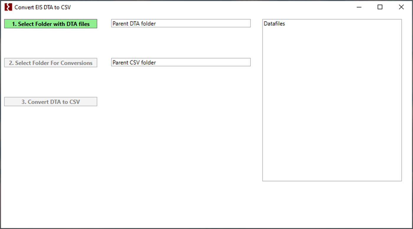 #1. EIS_to_CSV2 (Windows) Με: Center for Corrosion Science And Engineering