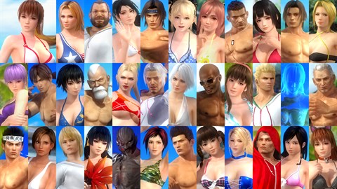 DOA5LR: Conjunto de praia Zack Island