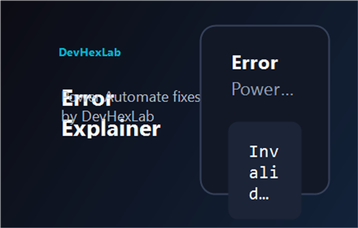 Power Automate Error Explainer