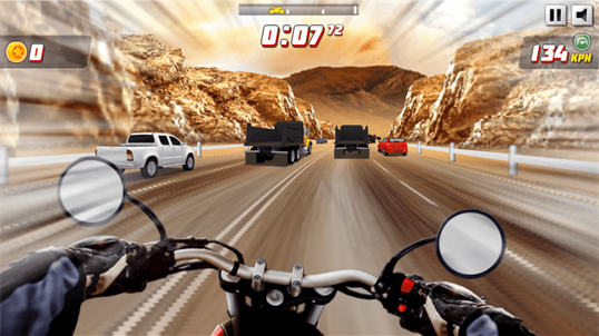 Highway Traffic Rider Motor Race screenshot 1