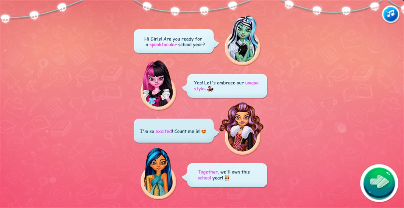 #2. Monster Girls Back To School (Windows) By: Advergame Technologies Private Limited