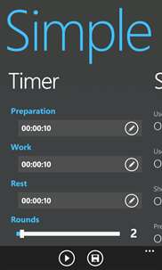 Simple Training Timer screenshot 1