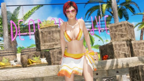 DOA6 Mila: Traje Edén junto al mar