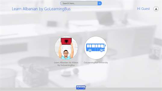 Learn Albanian via videos by GoLearningBus screenshot 2