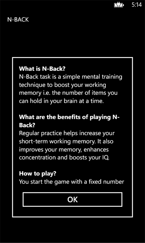 N-Back Memory Game Screenshots 2