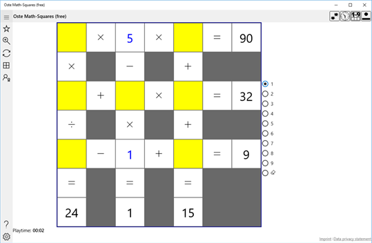 Oste Math-Squares (free) screenshot 4