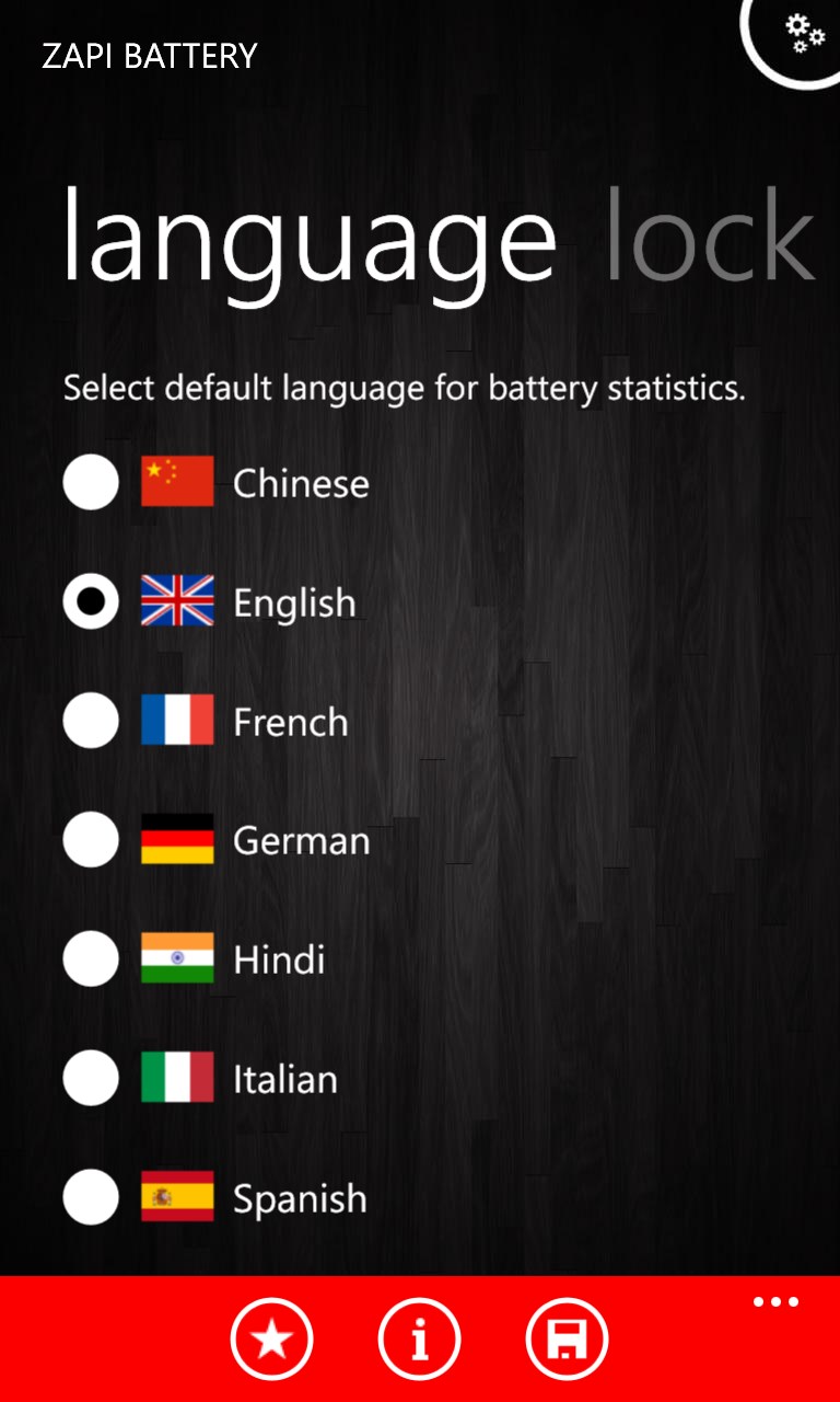 Screenshot 6 Zapi Battery windows