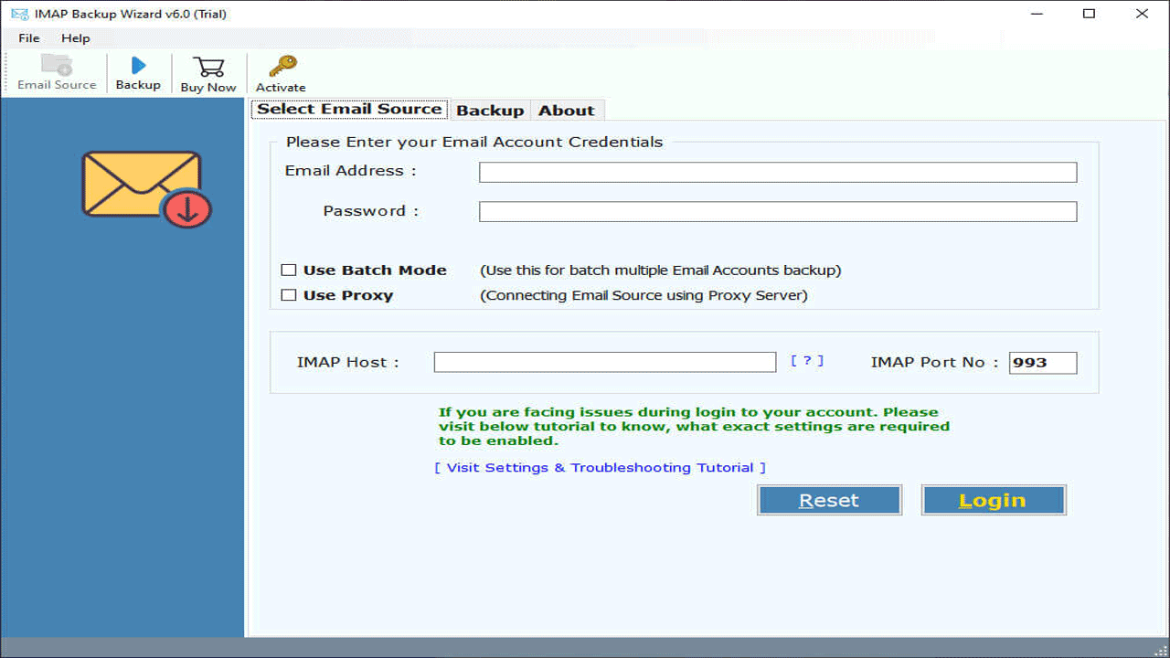 Snapshot 2 of RecoveryTools IMAP Backup Software