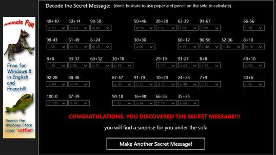 Secret Message Math screenshot 6