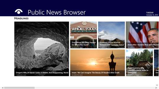Public News Browser screenshot 1