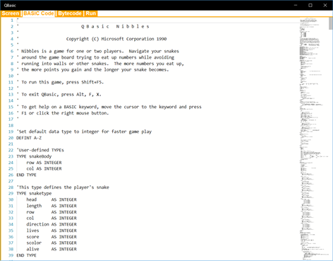 QBasic Screenshots 1