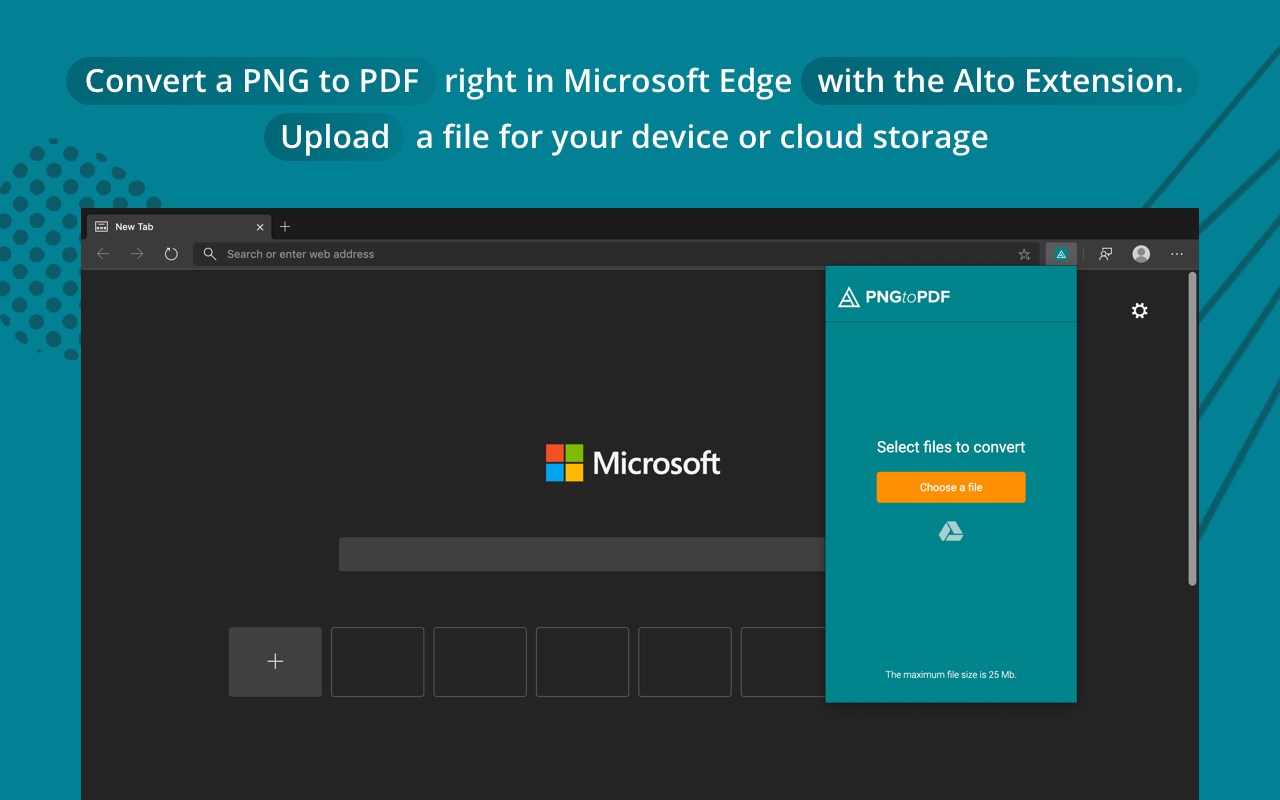 Alto PNG to PDF Converter by PDFfiller